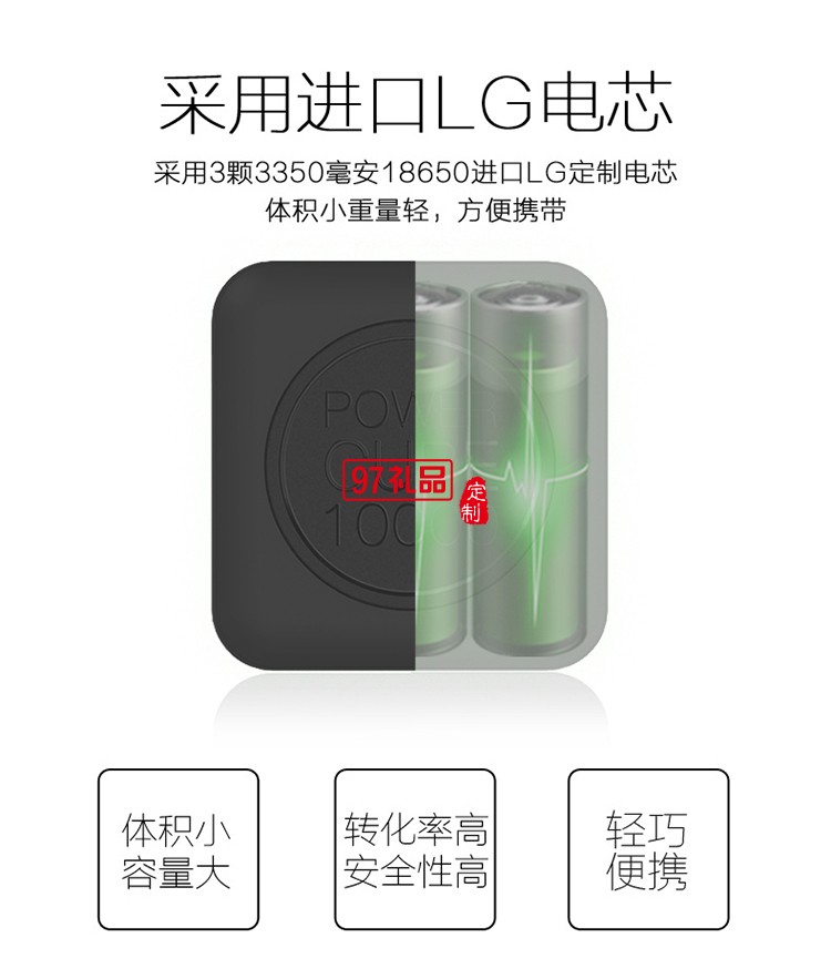 10000毫安迷你輕便攜通用快充移動電源