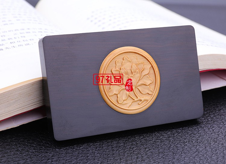 定制實(shí)用紫光檀木名片夾 商務(wù)會(huì)議活動(dòng)精致禮品