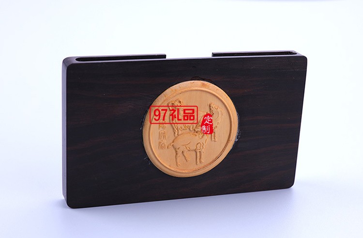 定制實(shí)用紫光檀木名片夾 商務(wù)會(huì)議活動(dòng)精致禮品