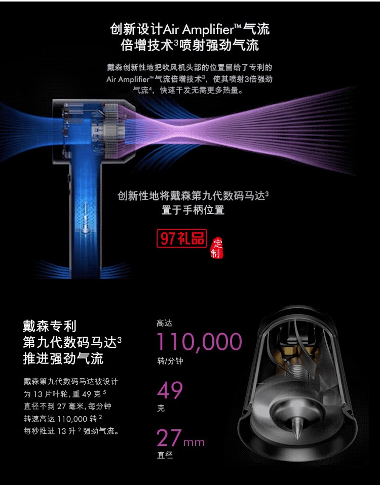 戴森(Dyson) 吹風(fēng)機(jī) Dyson Supersonic 電吹風(fēng) 