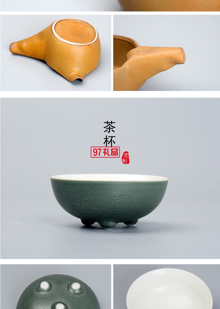 仿古懶人茶具套組茶沫釉款自動茶具套裝特色茶具送客戶禮品定制