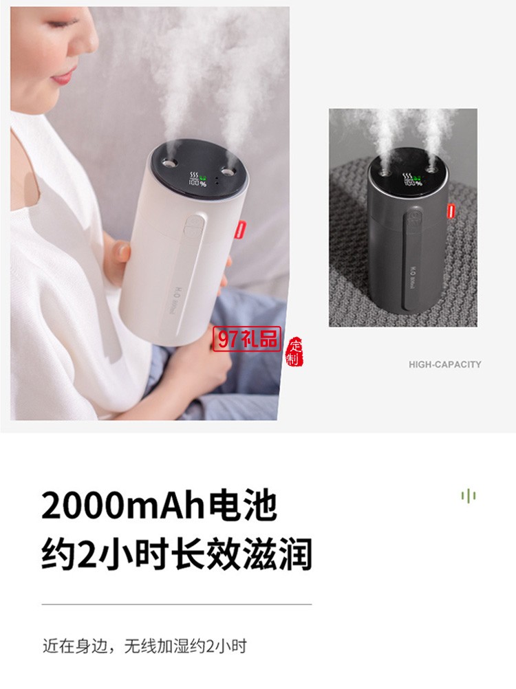 dolby定制智能小加濕器 雙噴大霧量智能顯屏手感應(yīng)調(diào)節(jié)噴霧風扇