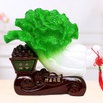 仿玉財(cái)業(yè)興旺大號(hào)白菜擺件 喬遷之喜店鋪旺鋪開(kāi)業(yè)