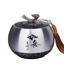 錫罐純錫茶葉罐防潮儲(chǔ)茶錫制茶具