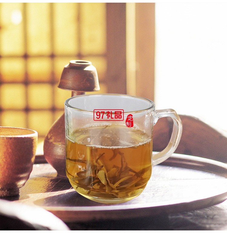 茶飲杯夏日辦公家用耐熱高顏值網(wǎng)紅款廣告促銷水杯擺地?cái)偠Y品logo