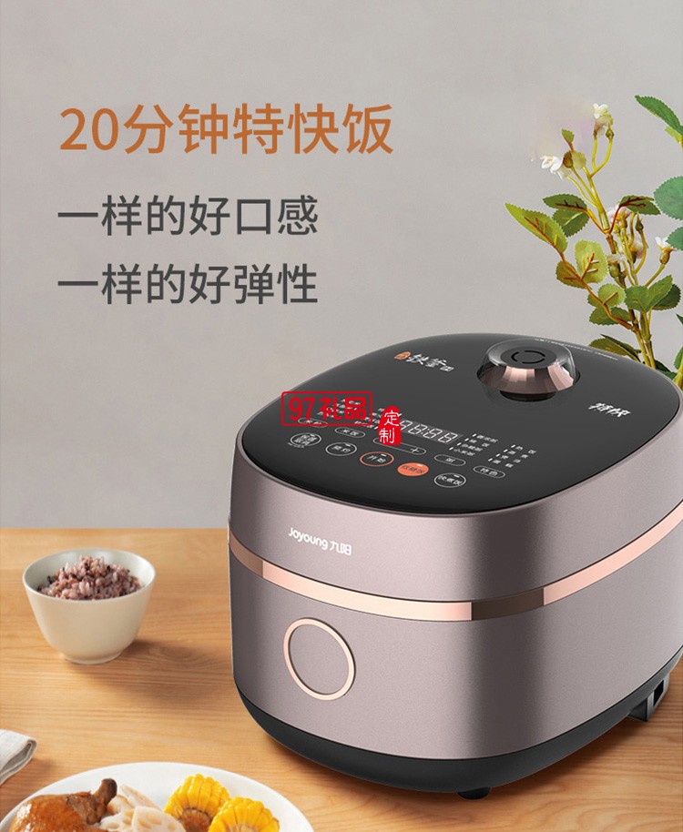 九陽(yáng)電飯煲多功能加熱4L鐵釜內(nèi)膽電飯鍋F-40TD05定制公司廣告禮品