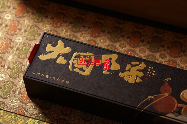 大國(guó)風(fēng)采中秋新款月餅禮盒包裝高檔手提禮品盒創(chuàng)意套裝