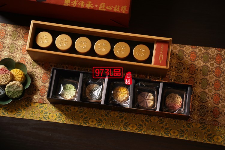 大國(guó)風(fēng)采中秋新款月餅禮盒包裝高檔手提禮品盒創(chuàng)意套裝