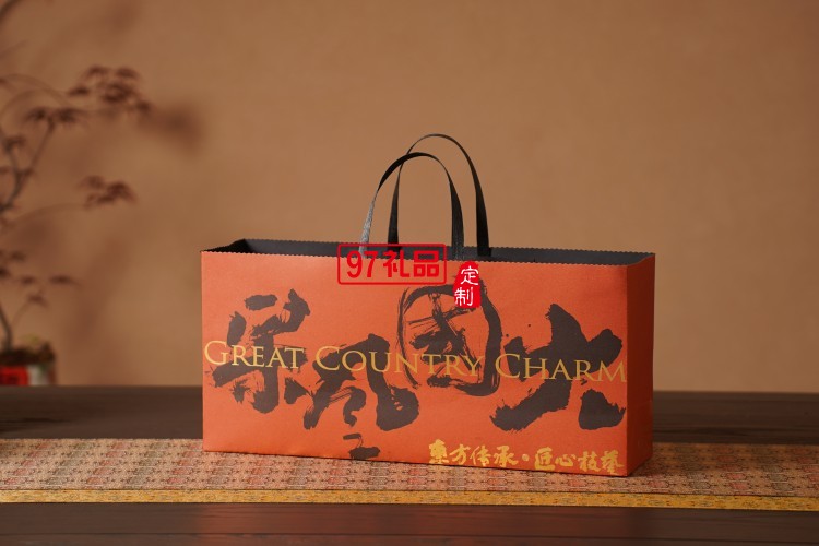 大國(guó)風(fēng)采中秋新款月餅禮盒包裝高檔手提禮品盒創(chuàng)意套裝